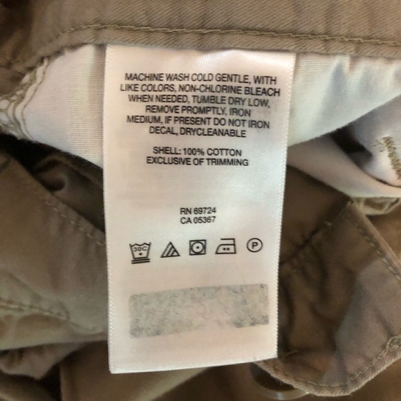 Columbia Mens Shorts Size 30 Beige Casual 10"L Carg EUC - Picture 5 of 9